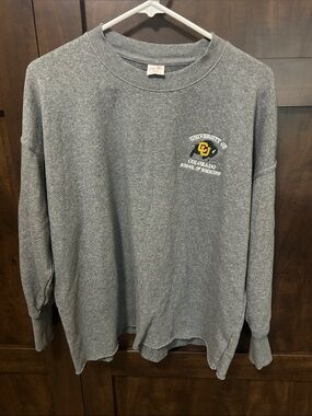 University of Colorado School of Medicine Gray Crewneck Sweatshirt